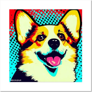 Welsh Corgi pop art Posters and Art